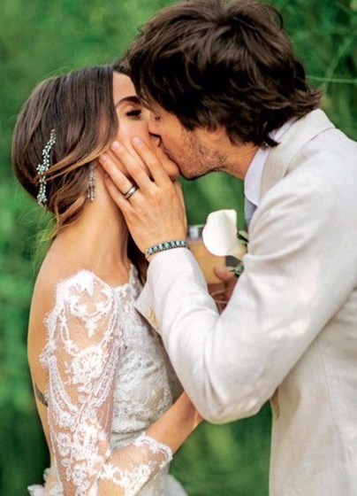 Свадьбы: Йен Сомерхолдер и Никки Рид